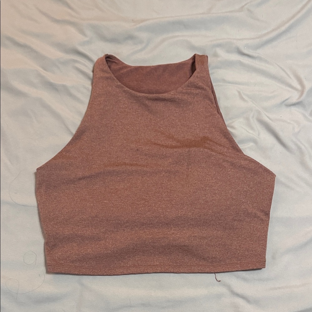 Women’s Active High Neck Crop Tank Top